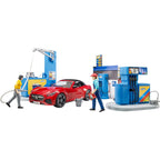 Bruder Bworld Tankstation en Carwash