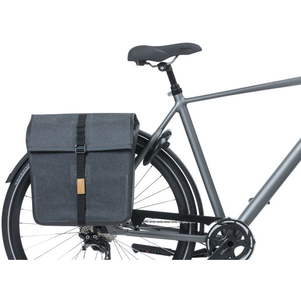 BASIL Tas urban dry dubbel zwart | 50l
