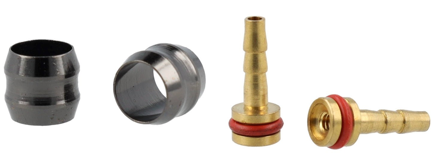 Elvedes hydro klemring olijf + insert tektro 5.0mm set a 2