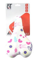 Cycletech bunny zadel kinderfiets wit 22 x 14 cm