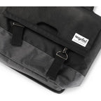 UrbanProof dubbele fietstas 55l gerecycled zwart/grijs
