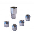 Carpoint Anti-diefstal wielmoeren M12 x 1,5 L conisch 4 stuks