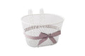 Qt cycle tech kindermand staal wit afneemb met haken en strik 2007363