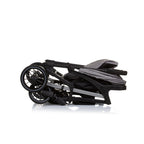 Chipolino amber opvouwbare buggy met voetenhoes granite grijs zwart