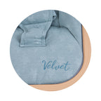 Chipolino Velvet Opvouwbare Wipstoel met Mobiel Sky Wood