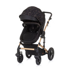 Chipolino Camea Opvouwbare Kinderwagen 3-in-1 met Luiertas Ebony Brown