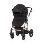 Chipolino Camea Opvouwbare Kinderwagen 3-in-1 met Luiertas Ebony Brown