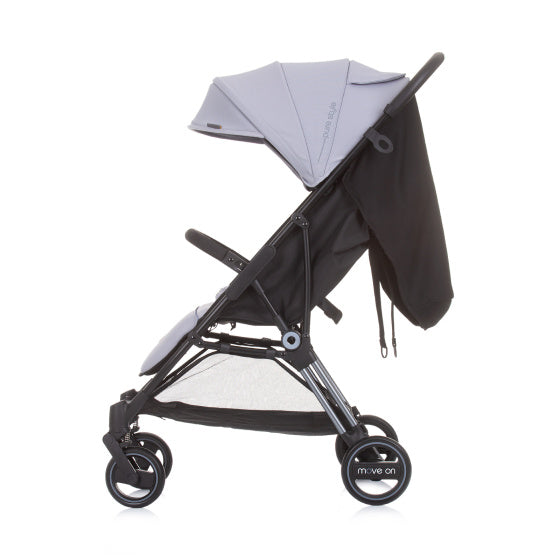 Chipolino On Autofolding Opvouwbare Buggy Graphite Grijs Zwart