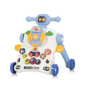 Chipolino car 3-in-1 loopwagen met speelgoedauto muziek blauw