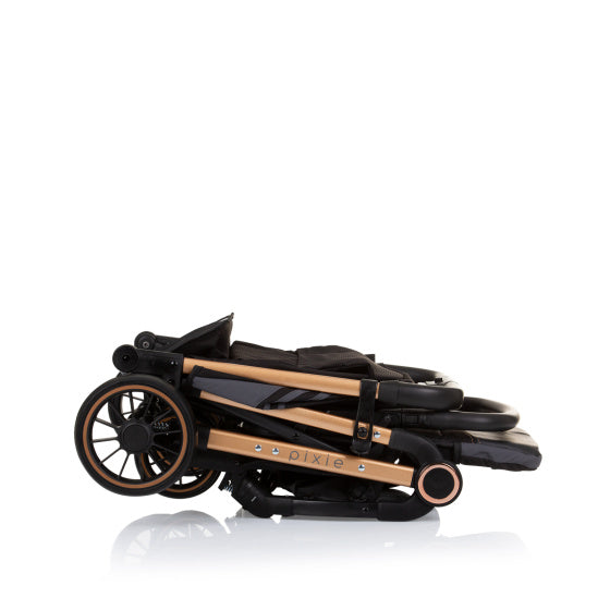 Chipolino pixie opvouwbare buggy obsidian gold zwart