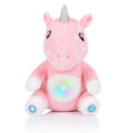 Chipolino pluche baby nachtlamp knuffel unicorn met muziek licht