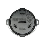 Valhal Dutch Oven Braadpan Gietijzer zonder pootjes 3,8 L