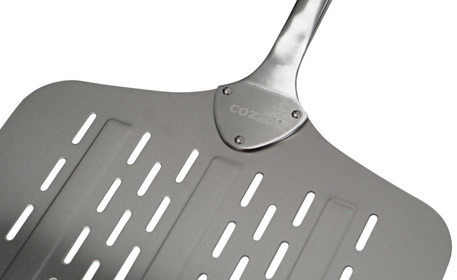 Cozze RVS Pizzaschep met ventilatiegaten 66 cm zilver