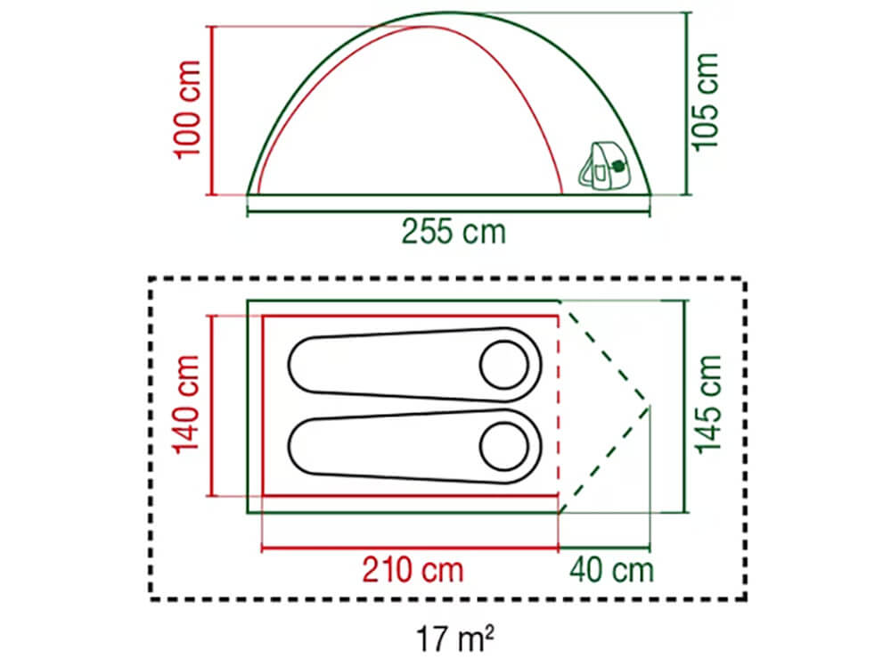 Darwin 2 tent