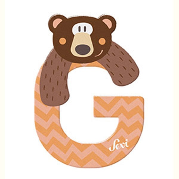 Sevi letter g grizzly: 10 cm (83007)