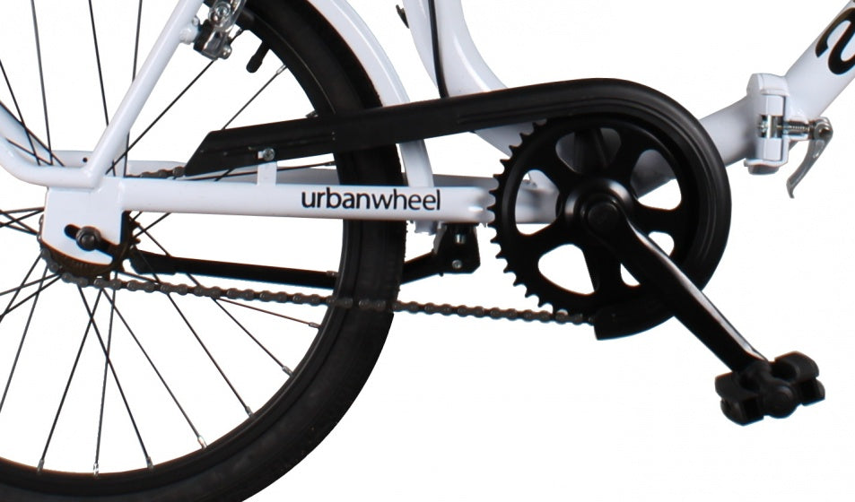 Dino bikes aurelia vouwfiets wit 20 inch