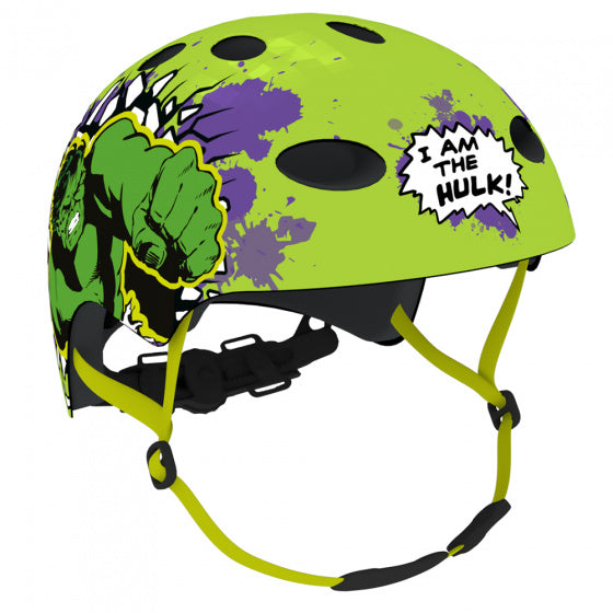 Disney fietshelm hulk jongens groen maat 54 58 cm