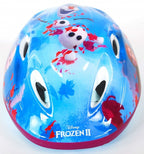 Disney Frozen fiets- skatehelm blauw roze maat 51-55 cm