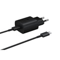 Samsung oplader met kabel 1m usb c 25w zwart