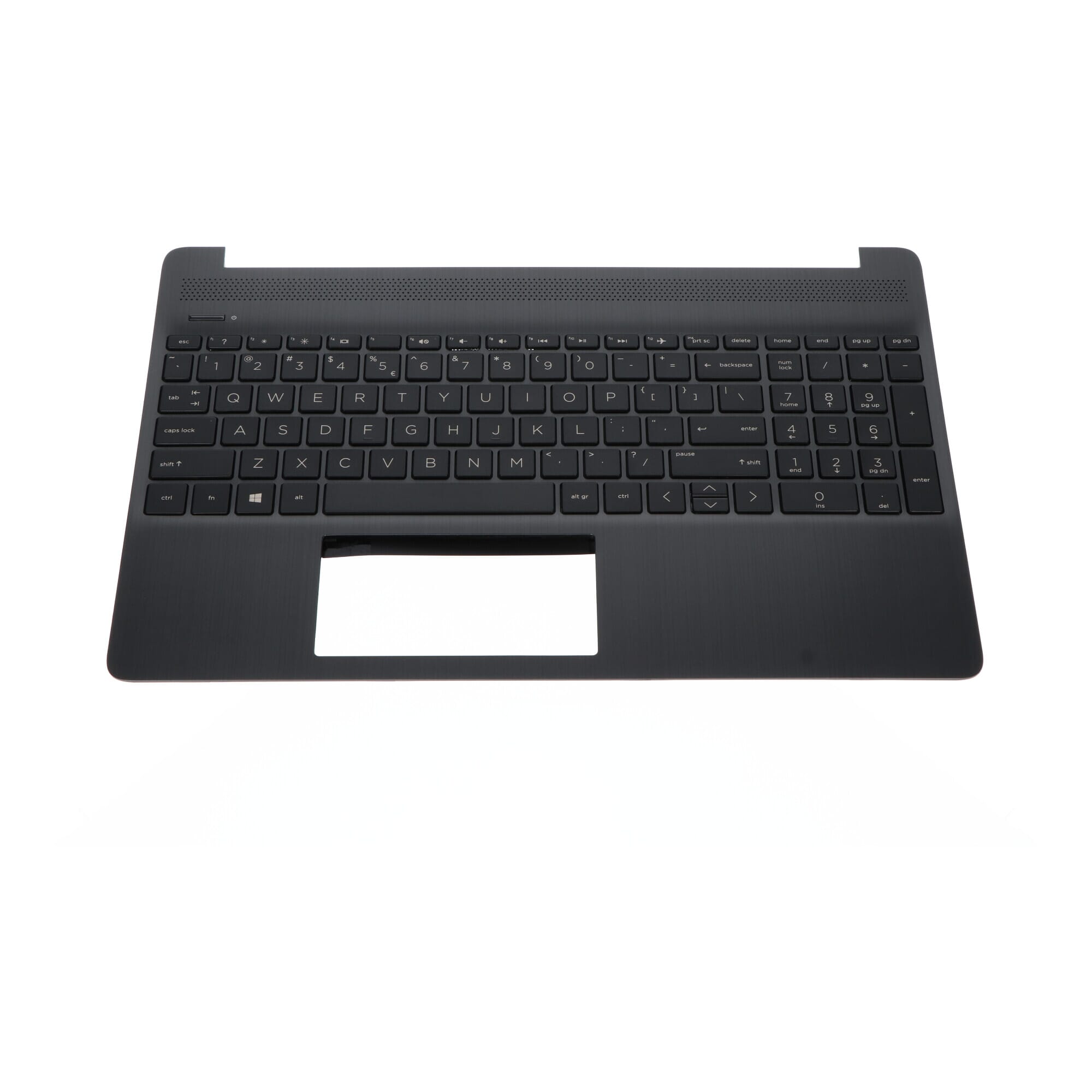 Ty hp laptop toetsenbord qwer us + top cover - grijs