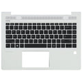 Ty hp laptop toetsenbord qwer us + top cover - zilver