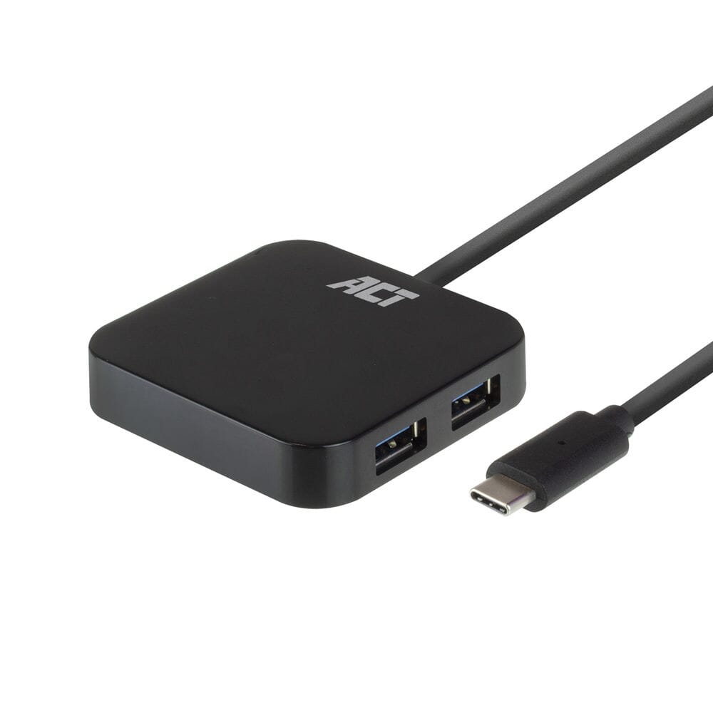 Act connectivity usb-c hub 4 port met stroomadapter