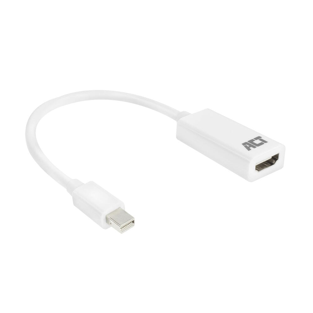 Act mini displayport mannelijk naar hdmi ac7525 wit