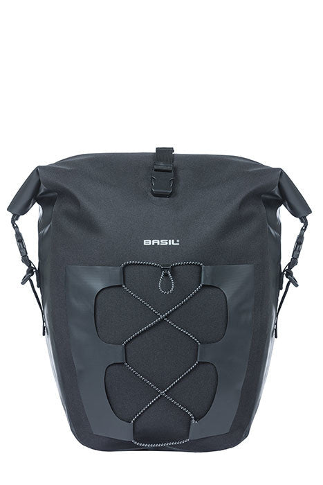 Basil B.V. Basil 18258 navigator waterproof l enkele fietstas 25-31l zwart
