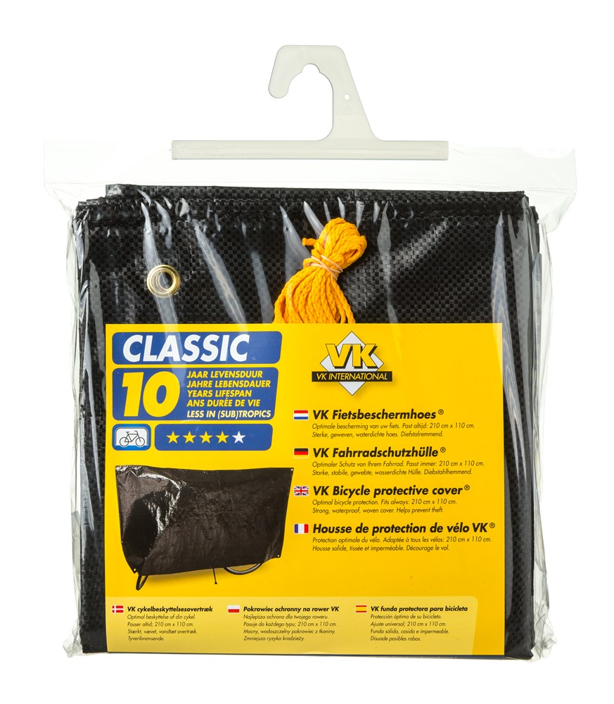 VK International Vk fiets hoes pyama classic zwart 12