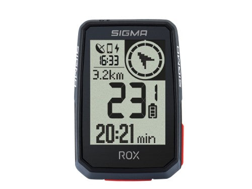 Sigma Sport Benelux Sigma rox 2.0 black (standaard stuurhouder + usb-c oplaadkabel)