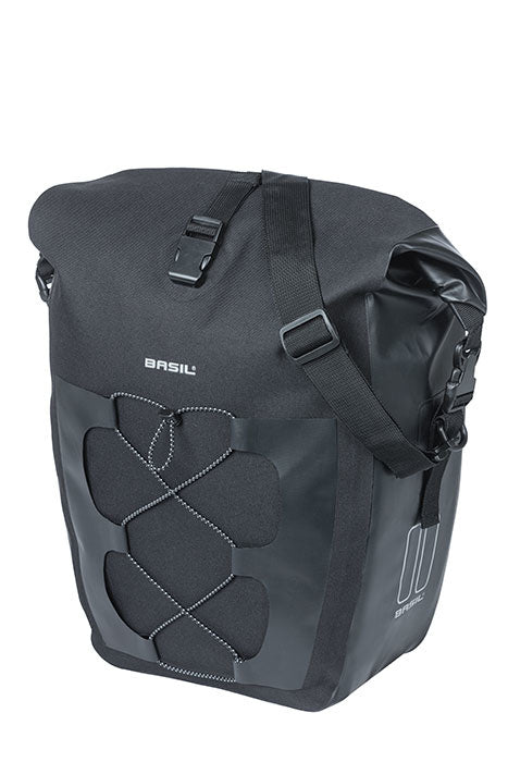 Basil B.V. Basil 18258 navigator waterproof l enkele fietstas 25-31l zwart