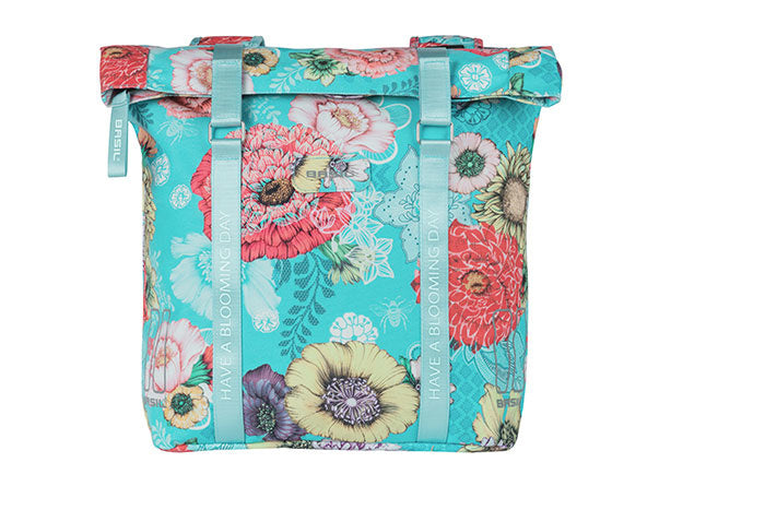 Basil B.V. Basil 18156 bloom field dubbele fietstas 28-35l sky blue