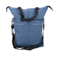 Dresco enkele fietstas en shopper 18 liter blauw