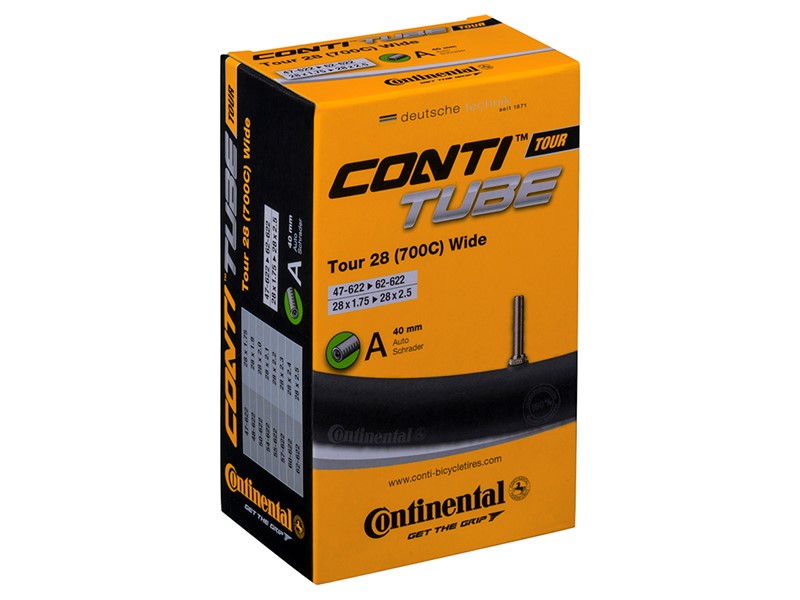 Continental tour 28 wide inner tube