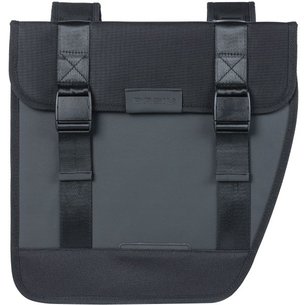 BASIL Dubbele fietstas tour waterproof 28 liter 34 x 14 x 34 cm - zwart