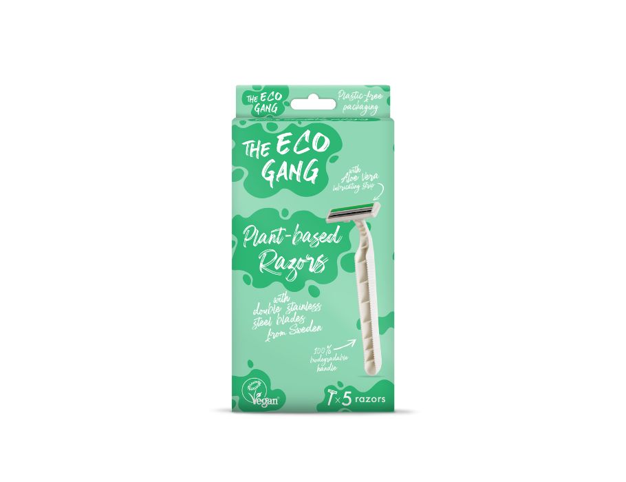The eco gang biologisch afbreekbare scheermesjes - 5 stuks
