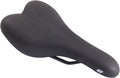 Edge fietszadel sporty - zwart (op kaart)