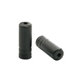 ds Elvedes kabelhoedje 5.0mm PVC zw (150)