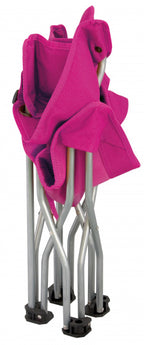 campingstoel Ardeche 54 x 35 cm polyester roze