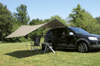 Eurotrail Tarp Carside 3,6 x 3,5 m polyester staal bruin 6-delig
