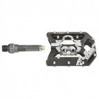 klikpedaal Exustar MTB 9 16 inch zwart set