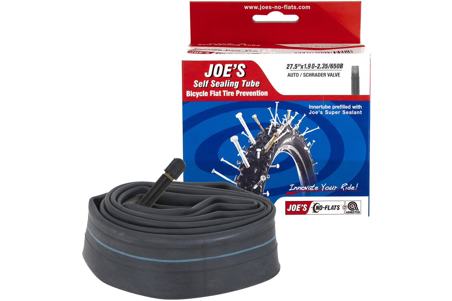 Joes joe's no flats - binnenband self sealing tube av 27.5x1.90-2.35 (mtb)