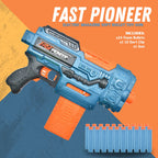 Fast pioneer Speelgoedpistool met Magazijn 24 kogels