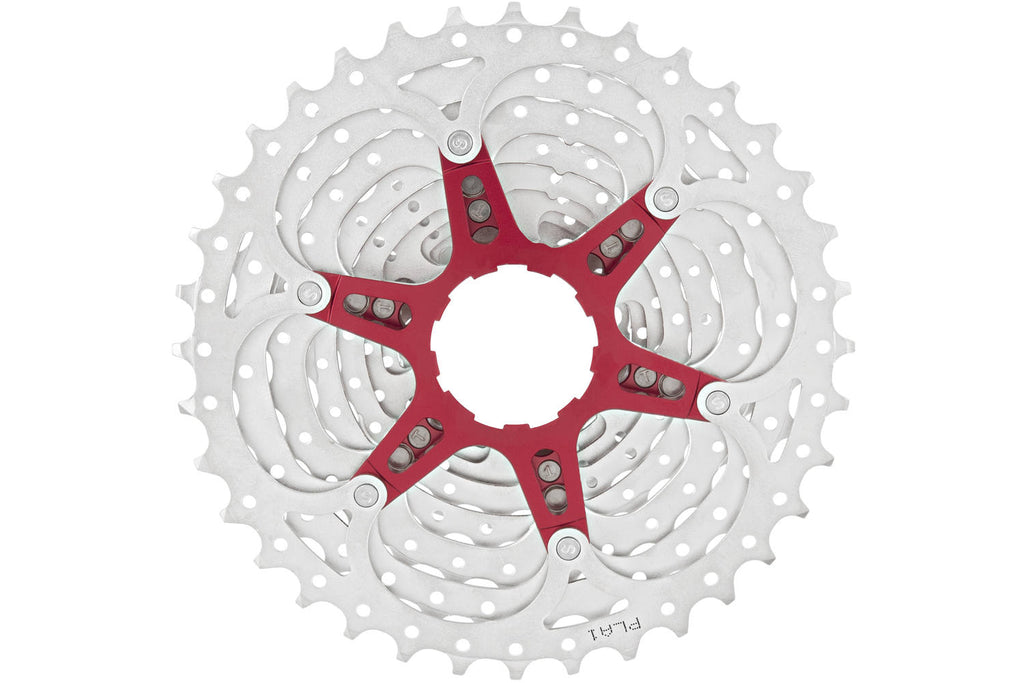 SunRace 10 speed cassette 11-36t. zilver csmx0