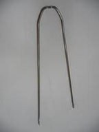 Spatbordstang Gazelle 28 inch 349 mm - zilver