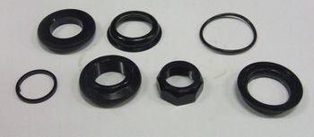 balhoofdstel MHS zonder cap 1 inch zwart