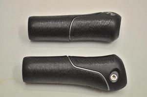 Gazelle handvatset hybride met zilveren bies 132 132mm zwart