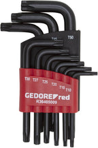 Gedore haakse stiftsleutelset | tx t10-50 | 9-dlg - 3301354