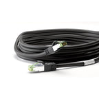 Goobay patchkabel cat.8.1 s ftp (zwart, 0,25 meter)