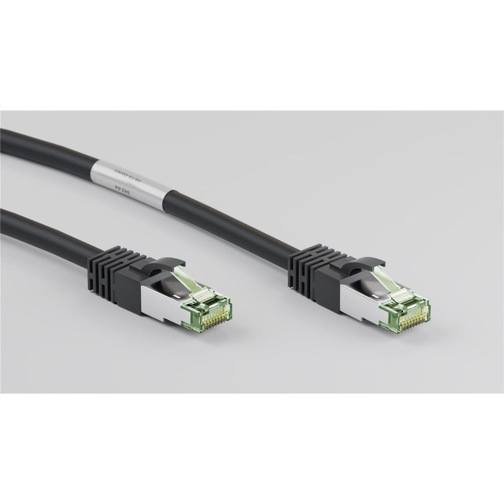 Goobay patchkabel cat.8.1 s ftp (zwart, 0,25 meter)